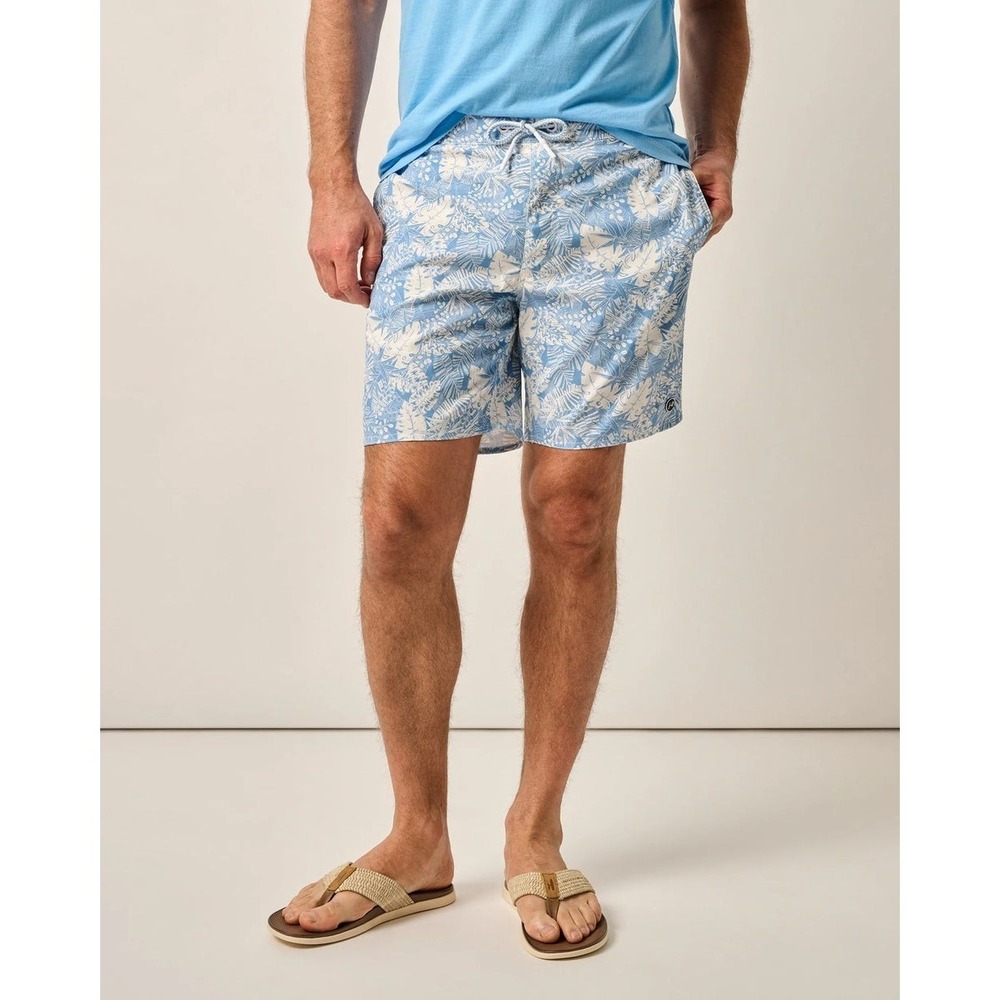 Johnnie O The Half Elastic 7" Surf Shorts Mens SALTY DOGS (7845177) Blue Beach